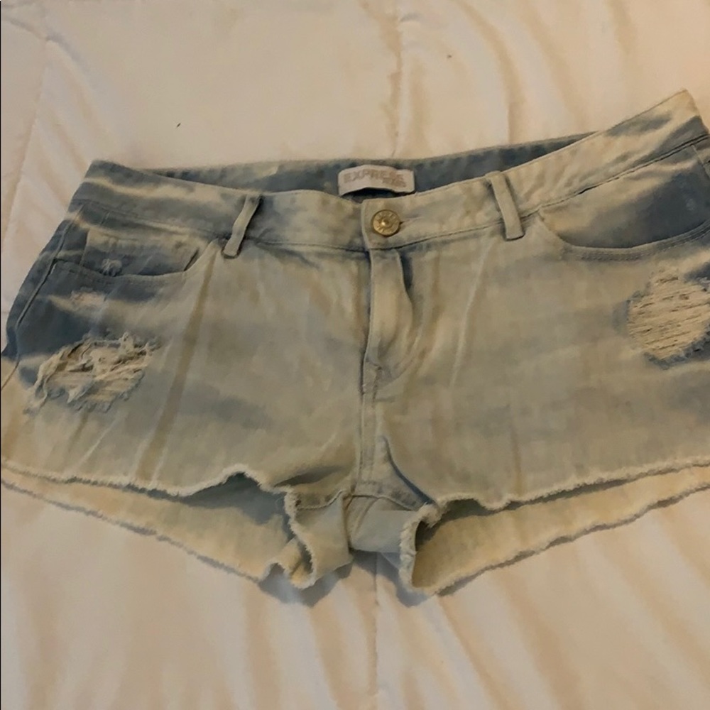 Express jean shorts